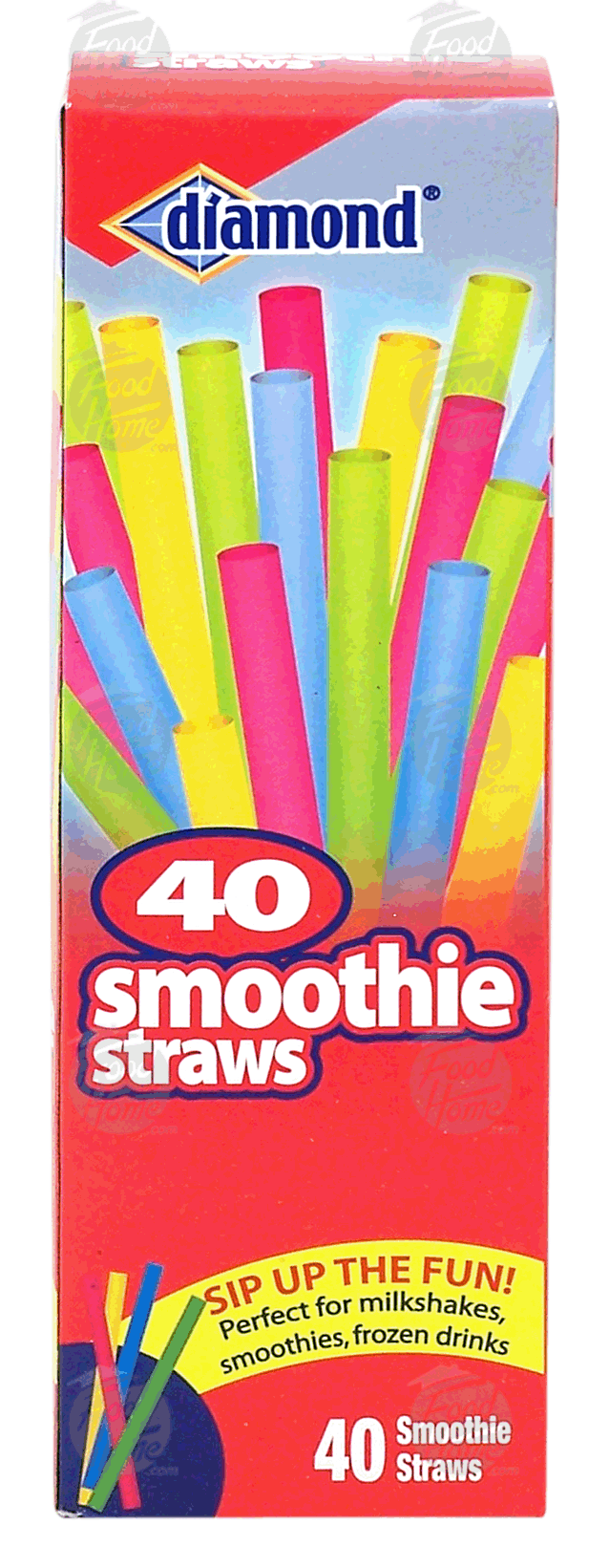 Diamond  40 smoothie straws Full-Size Picture